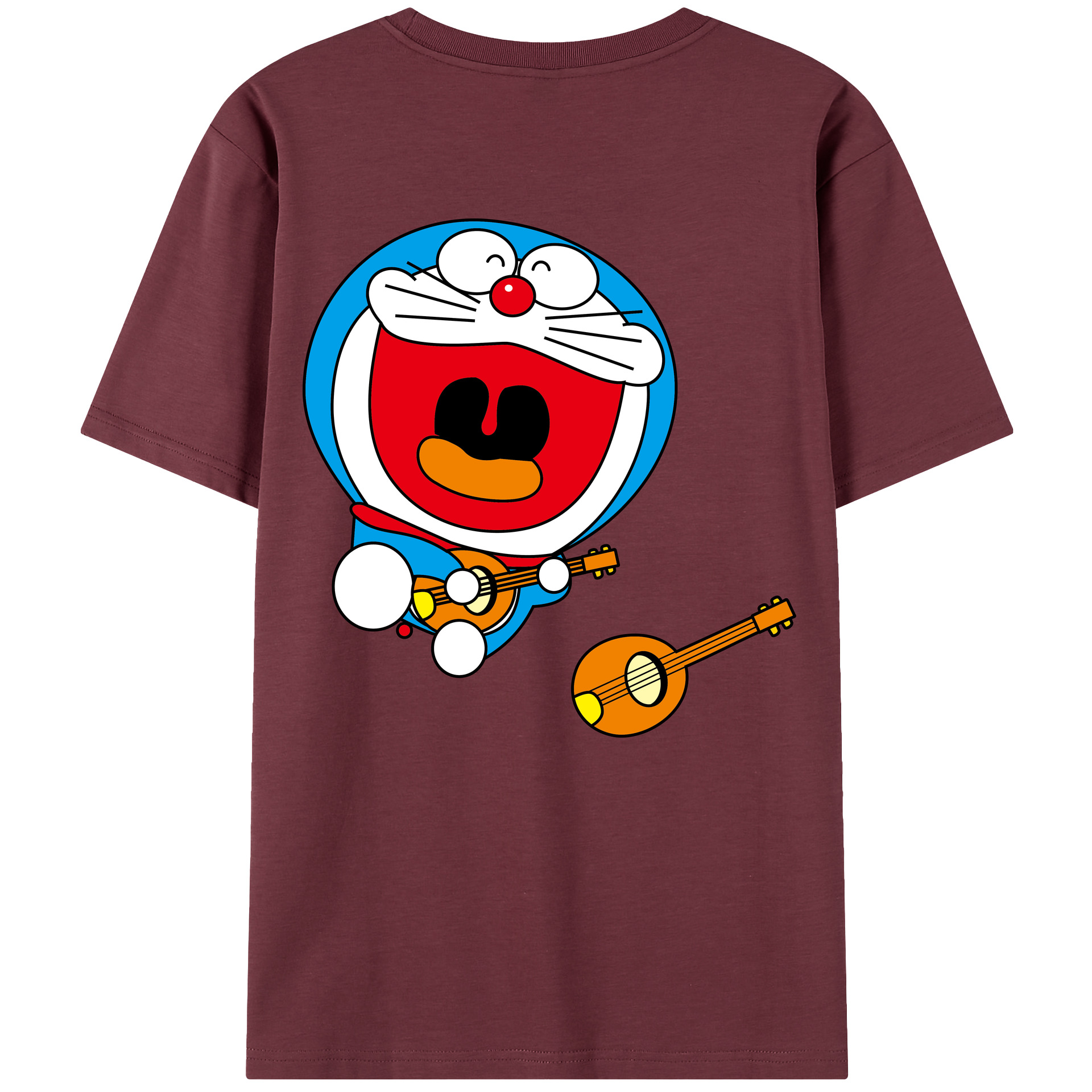 （画像用） ドラえもん Doraemon 綿100％半袖Tシャツ（背面プリント）